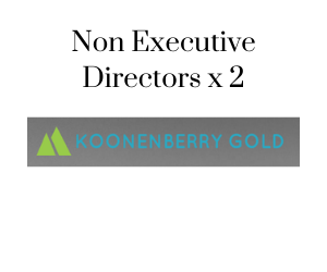 Non Executive Directors, Koonenberry Gold 